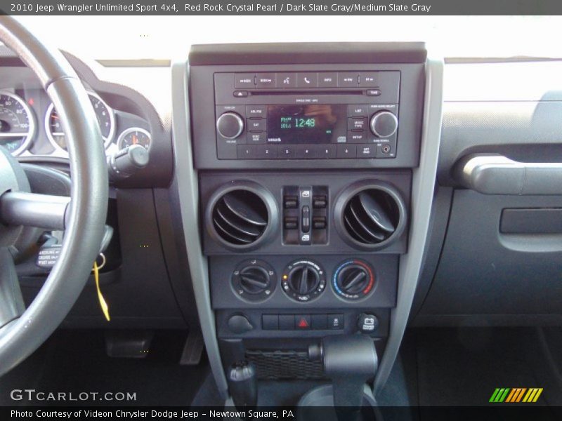 Red Rock Crystal Pearl / Dark Slate Gray/Medium Slate Gray 2010 Jeep Wrangler Unlimited Sport 4x4