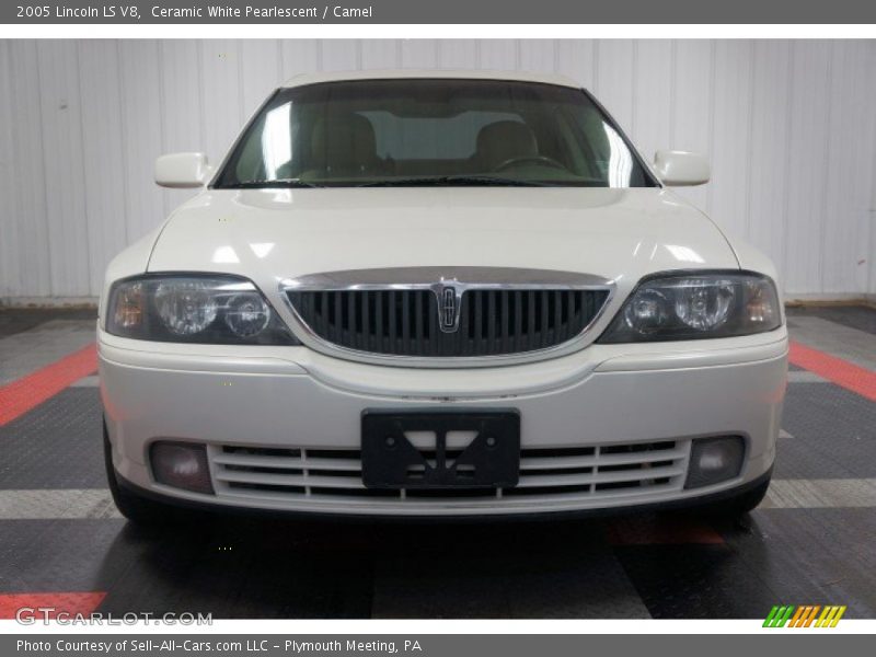 Ceramic White Pearlescent / Camel 2005 Lincoln LS V8