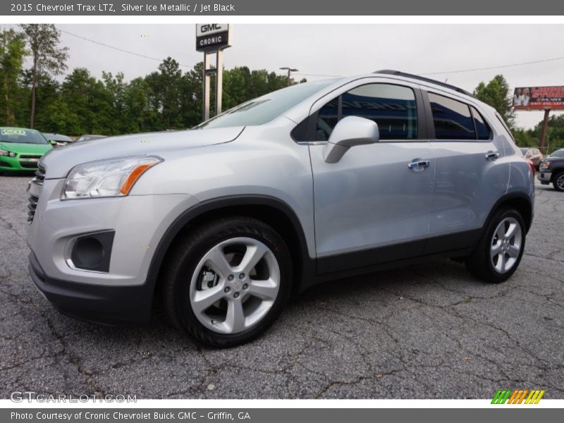Silver Ice Metallic / Jet Black 2015 Chevrolet Trax LTZ