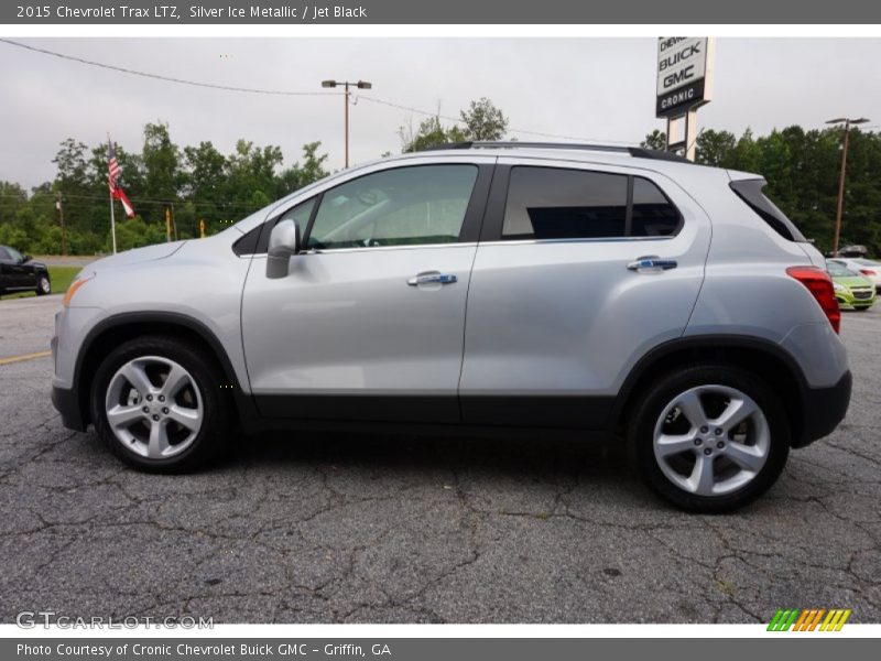 Silver Ice Metallic / Jet Black 2015 Chevrolet Trax LTZ