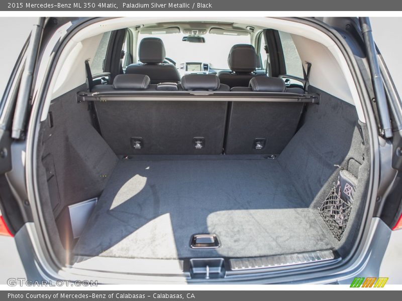 Paladium Silver Metallic / Black 2015 Mercedes-Benz ML 350 4Matic