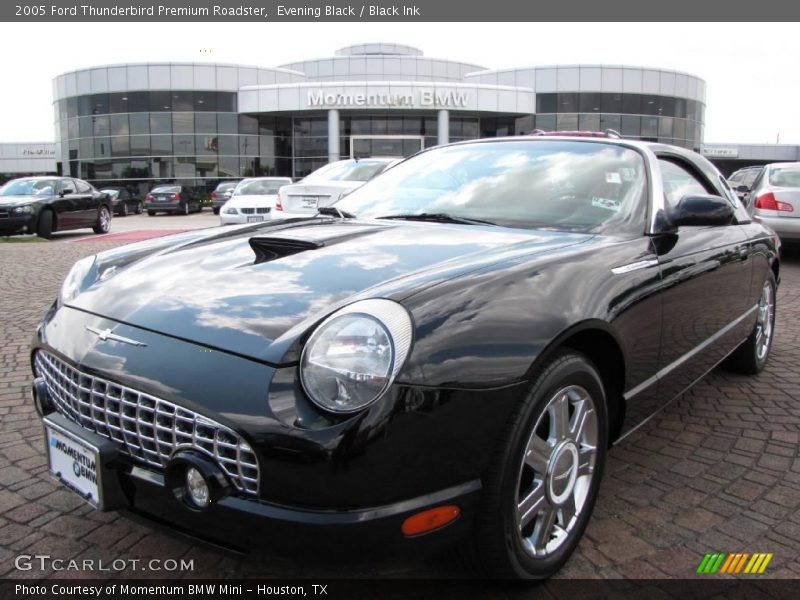 Evening Black / Black Ink 2005 Ford Thunderbird Premium Roadster