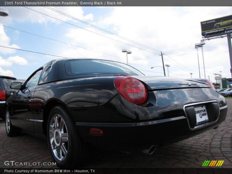 Evening Black / Black Ink 2005 Ford Thunderbird Premium Roadster