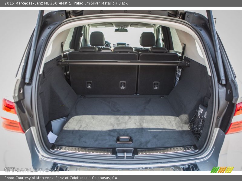 Paladium Silver Metallic / Black 2015 Mercedes-Benz ML 350 4Matic