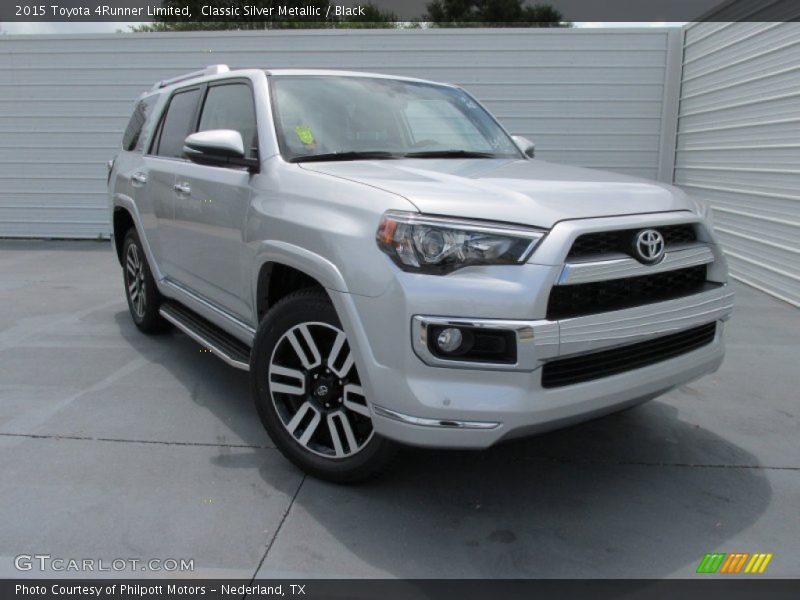 Classic Silver Metallic / Black 2015 Toyota 4Runner Limited