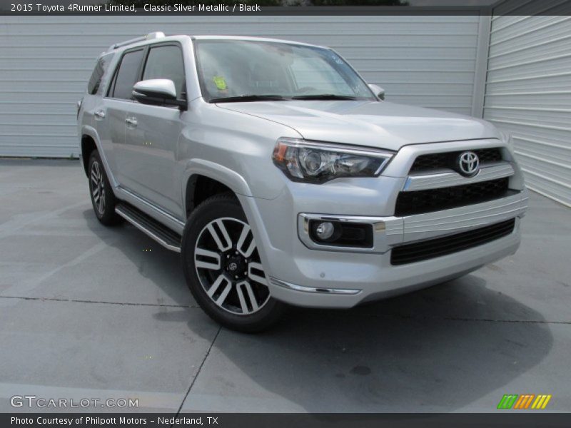 Classic Silver Metallic / Black 2015 Toyota 4Runner Limited
