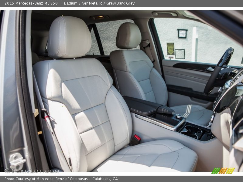 Paladium Silver Metallic / Grey/Dark Grey 2015 Mercedes-Benz ML 350