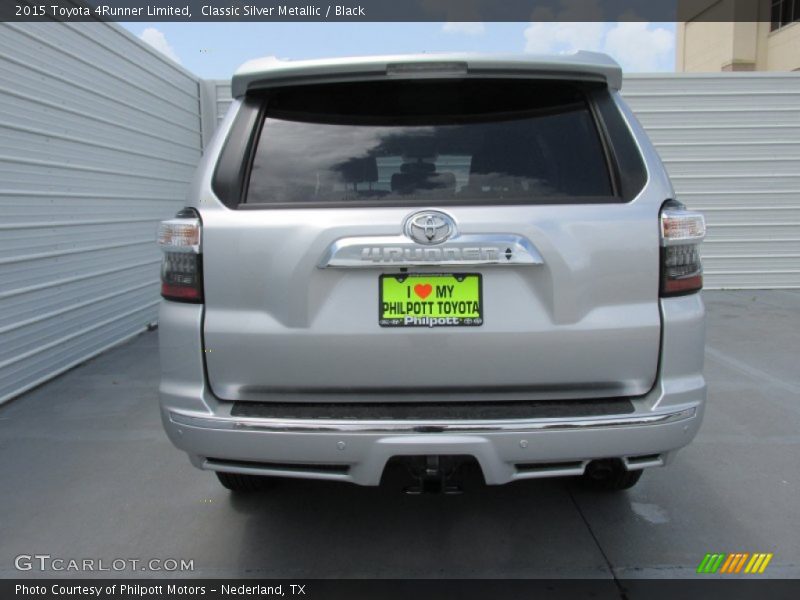 Classic Silver Metallic / Black 2015 Toyota 4Runner Limited