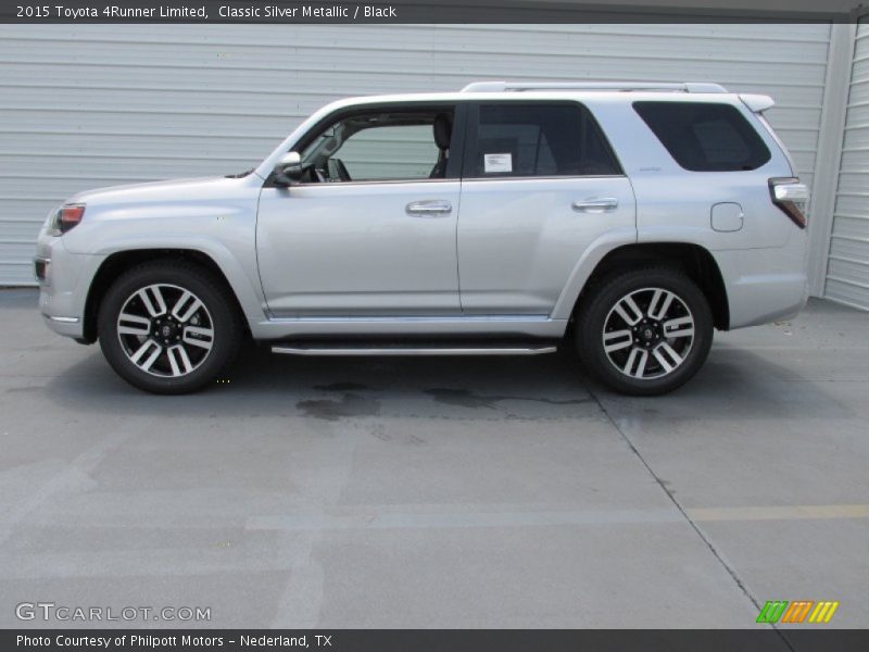 Classic Silver Metallic / Black 2015 Toyota 4Runner Limited