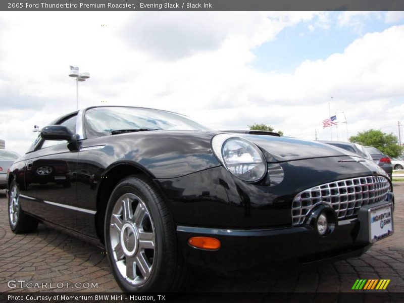 Evening Black / Black Ink 2005 Ford Thunderbird Premium Roadster