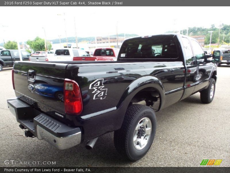 Shadow Black / Steel 2016 Ford F250 Super Duty XLT Super Cab 4x4