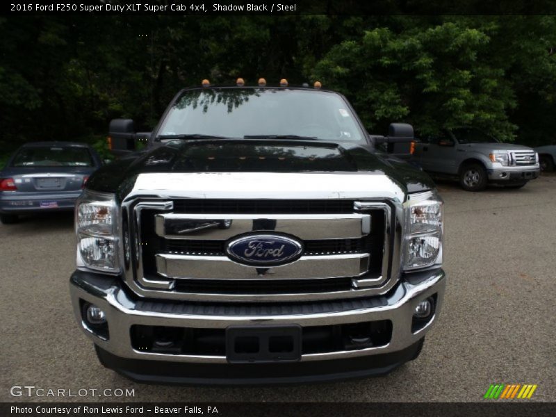 Shadow Black / Steel 2016 Ford F250 Super Duty XLT Super Cab 4x4