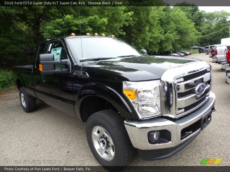 Shadow Black / Steel 2016 Ford F250 Super Duty XLT Super Cab 4x4