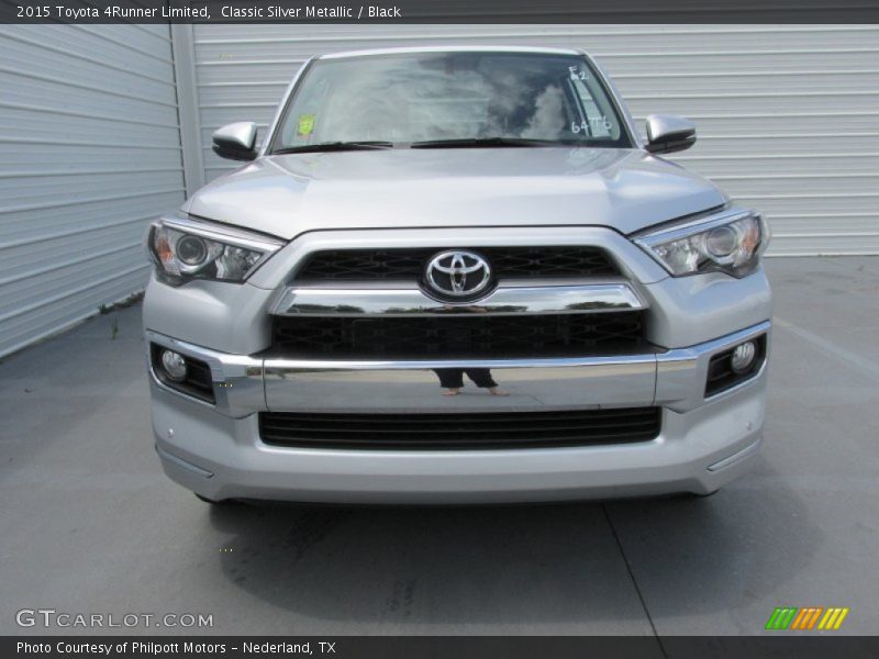 Classic Silver Metallic / Black 2015 Toyota 4Runner Limited
