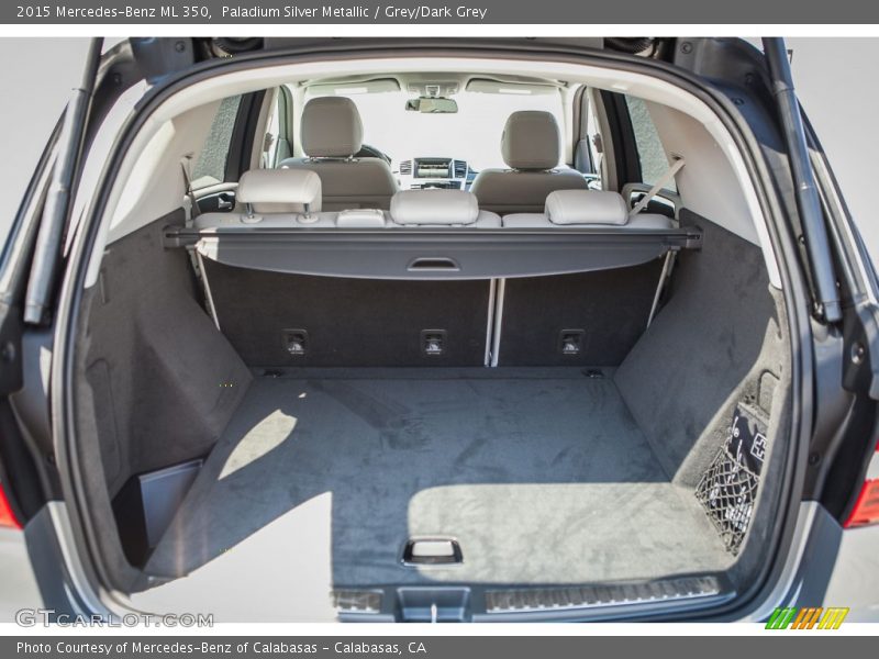 Paladium Silver Metallic / Grey/Dark Grey 2015 Mercedes-Benz ML 350