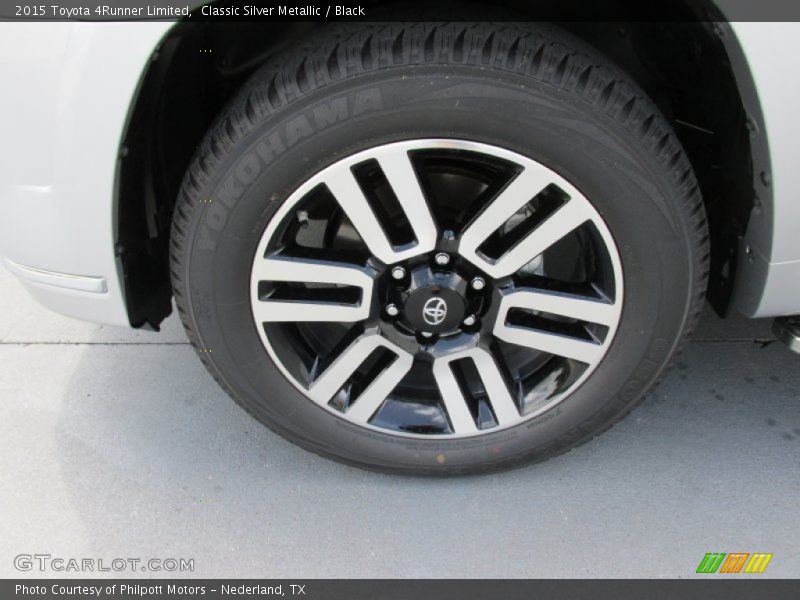 Classic Silver Metallic / Black 2015 Toyota 4Runner Limited