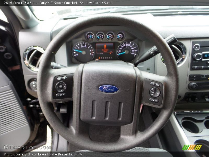  2016 F250 Super Duty XLT Super Cab 4x4 Steering Wheel