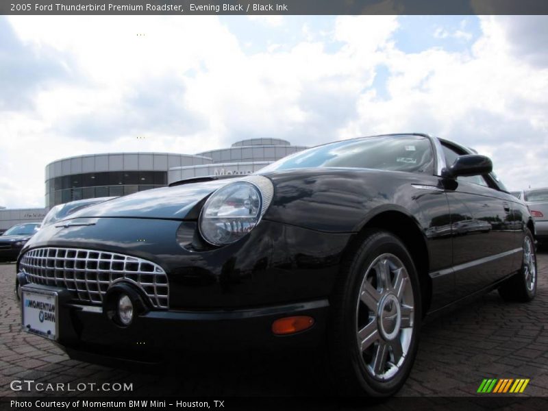 Evening Black / Black Ink 2005 Ford Thunderbird Premium Roadster