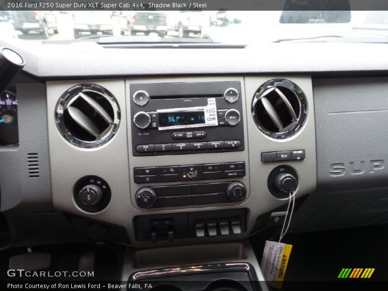 Shadow Black / Steel 2016 Ford F250 Super Duty XLT Super Cab 4x4