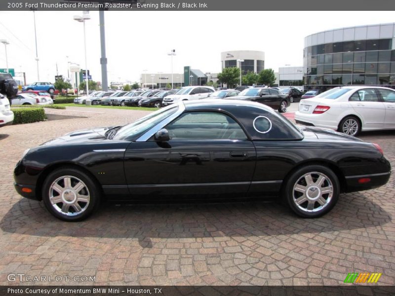 Evening Black / Black Ink 2005 Ford Thunderbird Premium Roadster