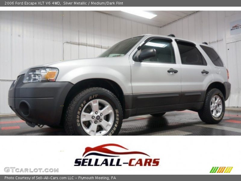 Silver Metallic / Medium/Dark Flint 2006 Ford Escape XLT V6 4WD