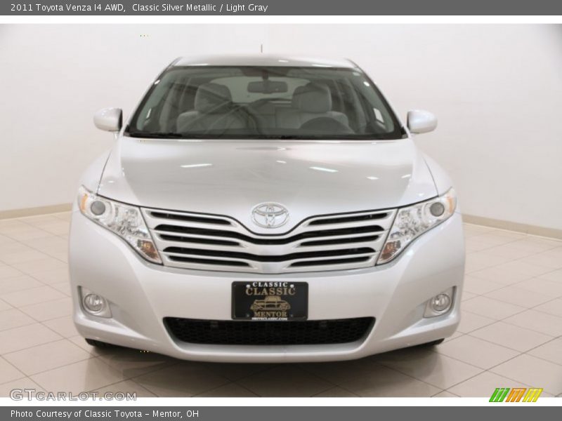 Classic Silver Metallic / Light Gray 2011 Toyota Venza I4 AWD