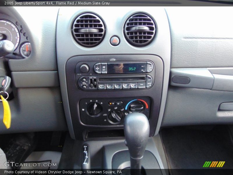 Flame Red / Medium Slate Gray 2005 Jeep Liberty Sport 4x4