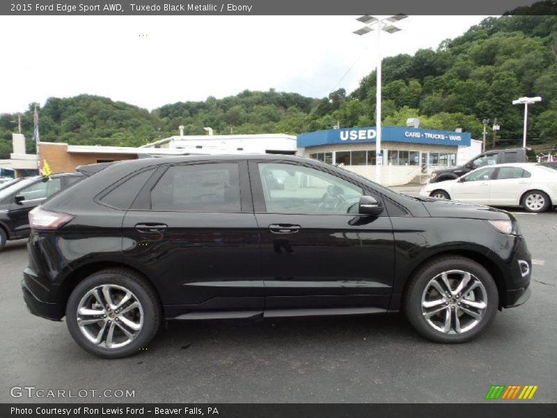 Tuxedo Black Metallic / Ebony 2015 Ford Edge Sport AWD