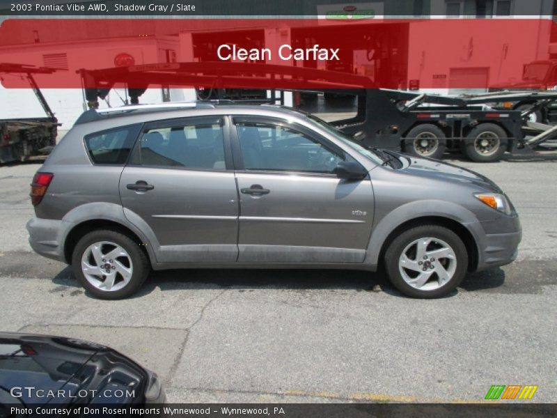 Shadow Gray / Slate 2003 Pontiac Vibe AWD