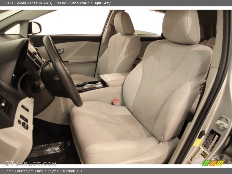 Classic Silver Metallic / Light Gray 2011 Toyota Venza I4 AWD