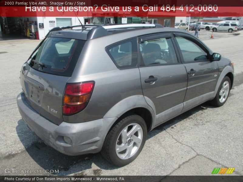 Shadow Gray / Slate 2003 Pontiac Vibe AWD