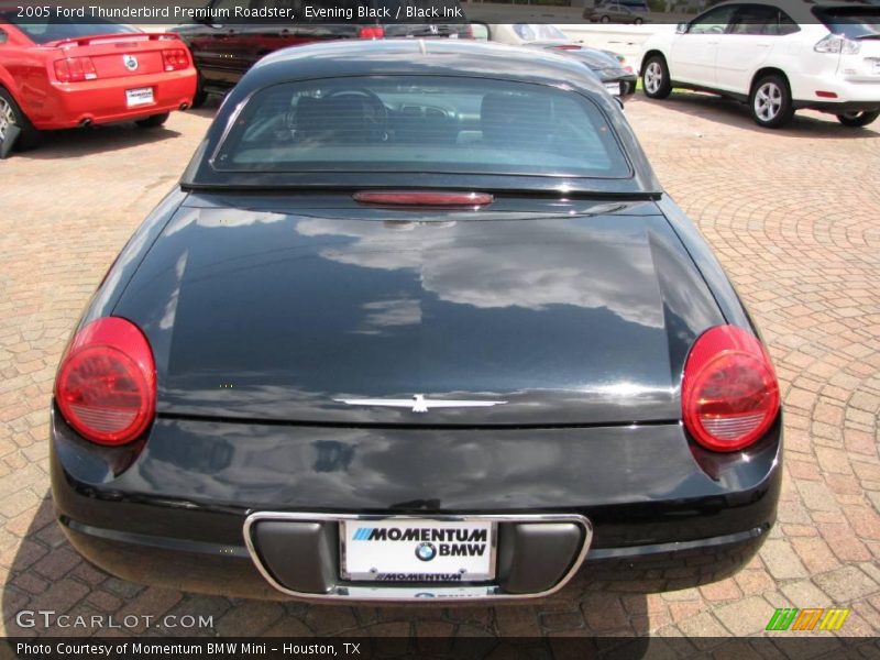 Evening Black / Black Ink 2005 Ford Thunderbird Premium Roadster