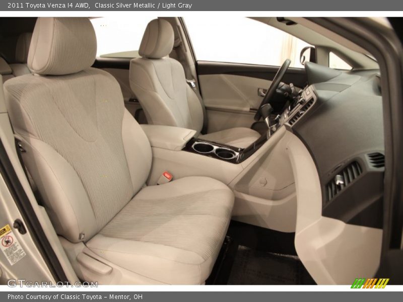 Classic Silver Metallic / Light Gray 2011 Toyota Venza I4 AWD