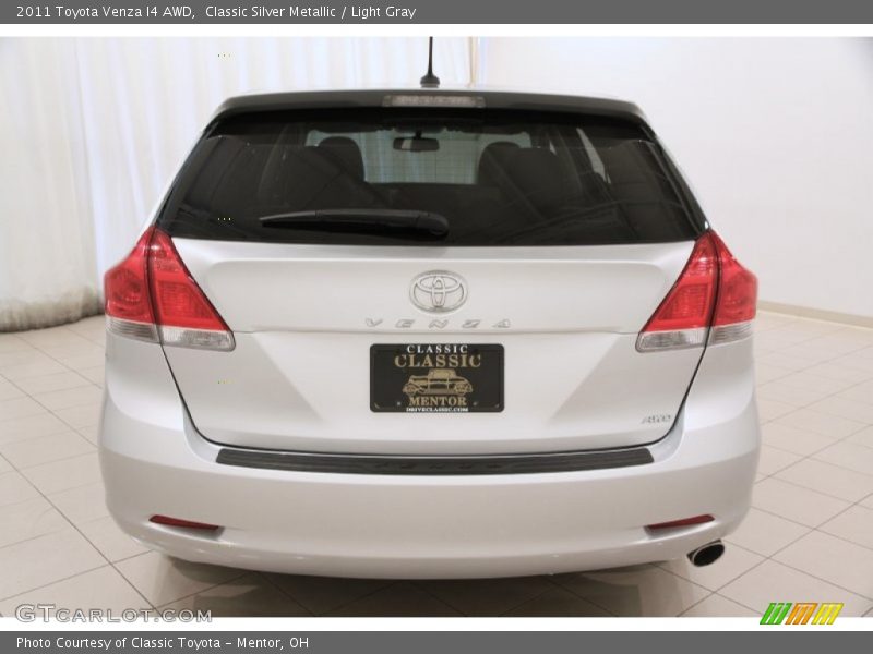 Classic Silver Metallic / Light Gray 2011 Toyota Venza I4 AWD