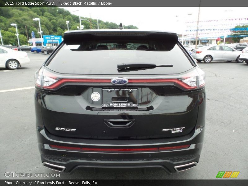 Tuxedo Black Metallic / Ebony 2015 Ford Edge Sport AWD