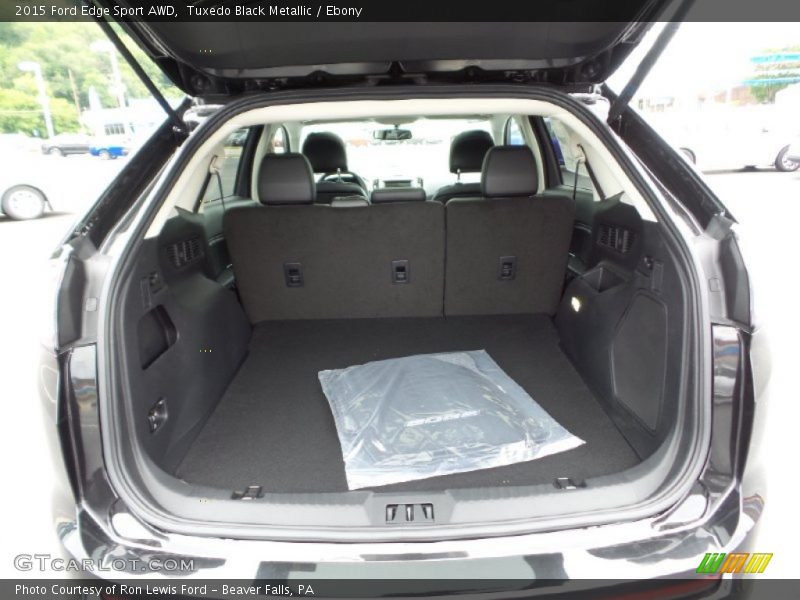 Tuxedo Black Metallic / Ebony 2015 Ford Edge Sport AWD