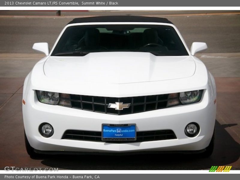 Summit White / Black 2013 Chevrolet Camaro LT/RS Convertible