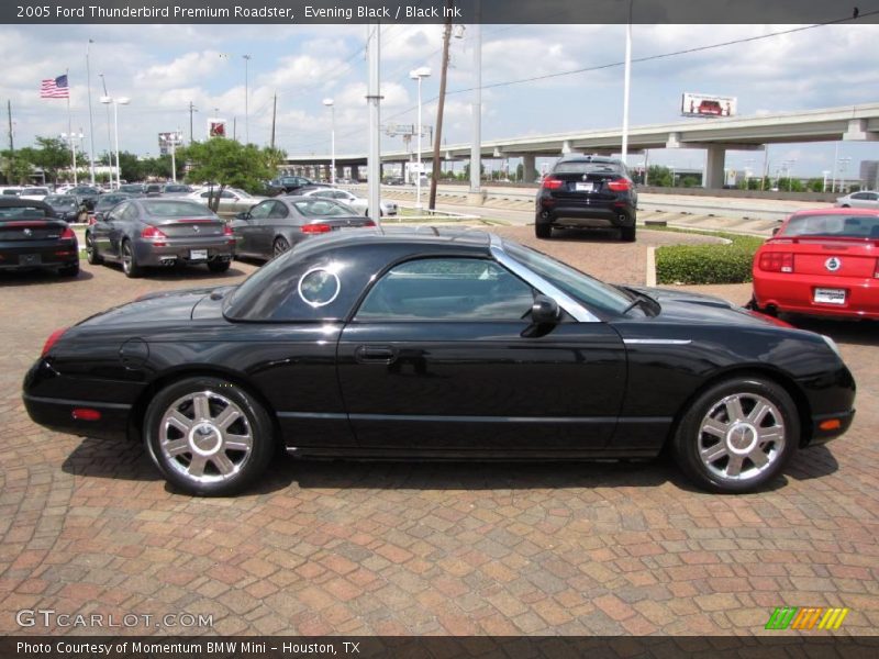 Evening Black / Black Ink 2005 Ford Thunderbird Premium Roadster