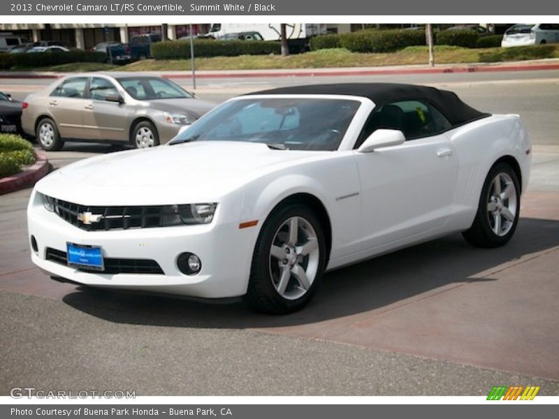 Summit White / Black 2013 Chevrolet Camaro LT/RS Convertible