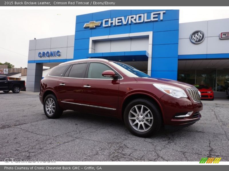 Crimson Red Tintcoat / Ebony/Ebony 2015 Buick Enclave Leather