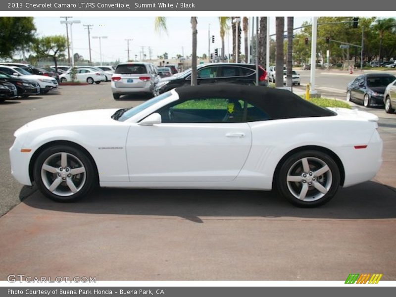 Summit White / Black 2013 Chevrolet Camaro LT/RS Convertible