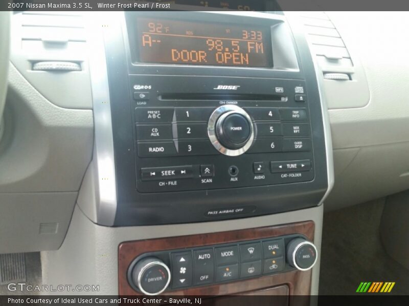 Winter Frost Pearl / Frost 2007 Nissan Maxima 3.5 SL