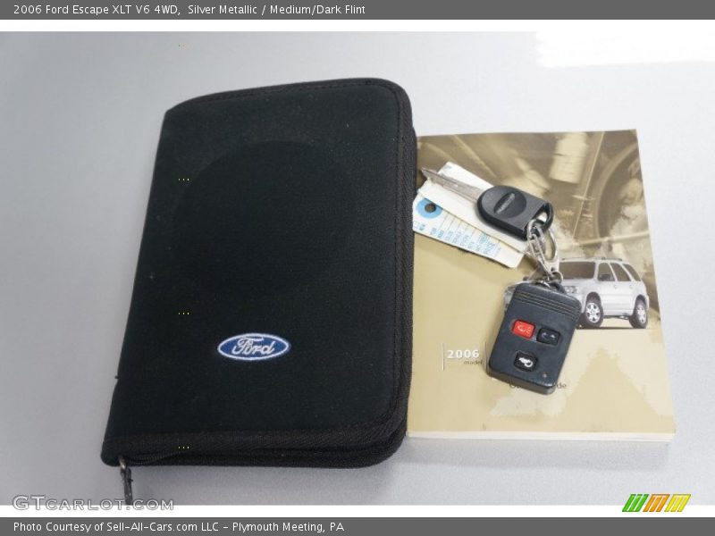 Silver Metallic / Medium/Dark Flint 2006 Ford Escape XLT V6 4WD