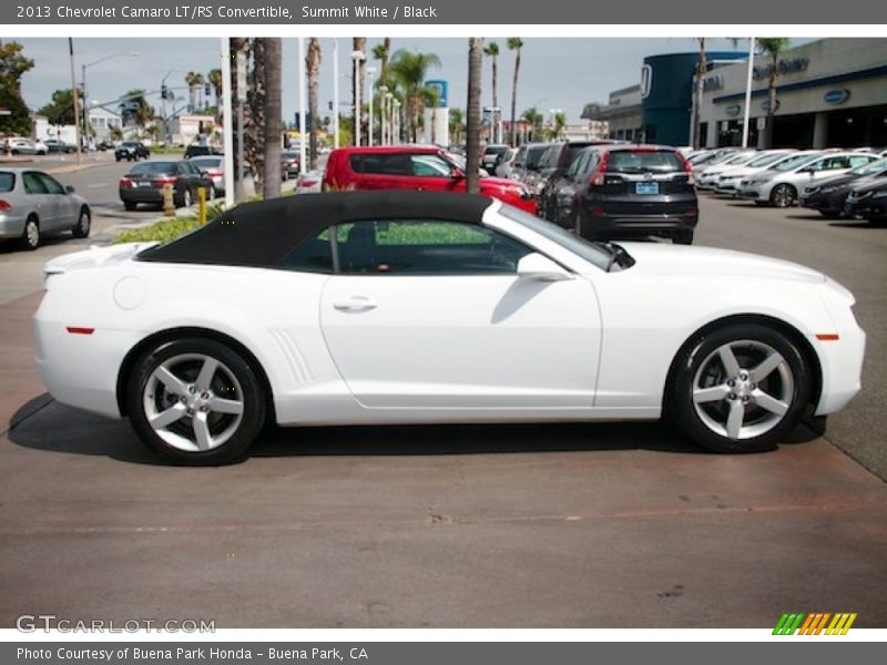 Summit White / Black 2013 Chevrolet Camaro LT/RS Convertible