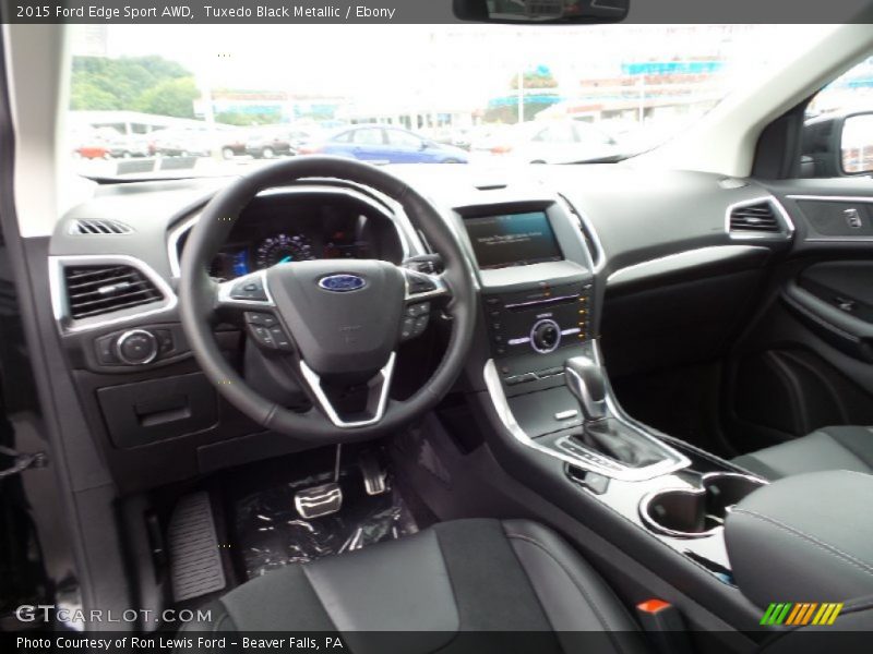 Ebony Interior - 2015 Edge Sport AWD 
