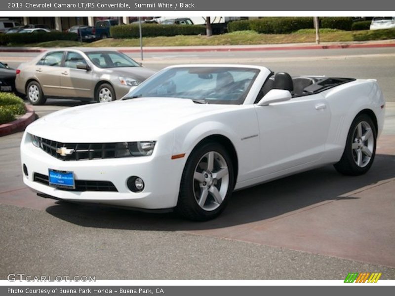 Summit White / Black 2013 Chevrolet Camaro LT/RS Convertible
