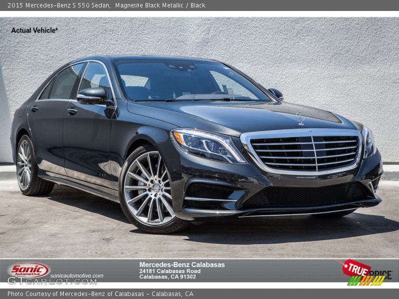 Magnetite Black Metallic / Black 2015 Mercedes-Benz S 550 Sedan