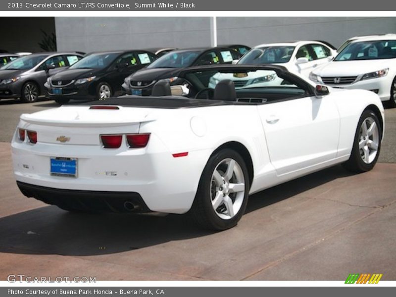 Summit White / Black 2013 Chevrolet Camaro LT/RS Convertible