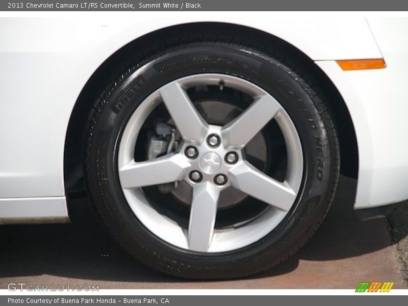 Summit White / Black 2013 Chevrolet Camaro LT/RS Convertible