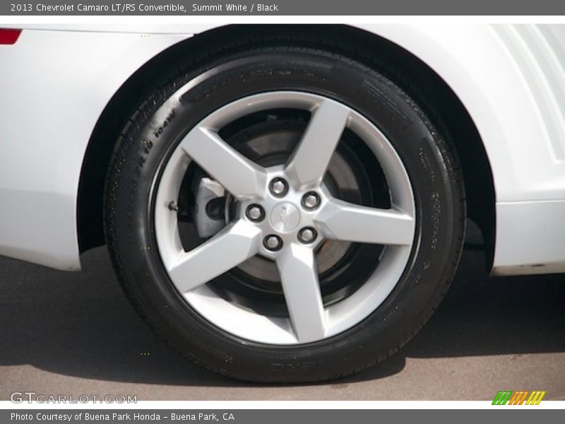 Summit White / Black 2013 Chevrolet Camaro LT/RS Convertible